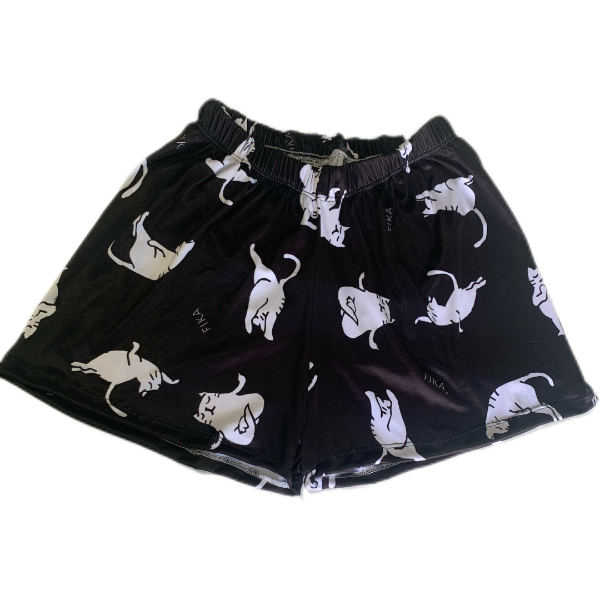Short gatos negro talle S