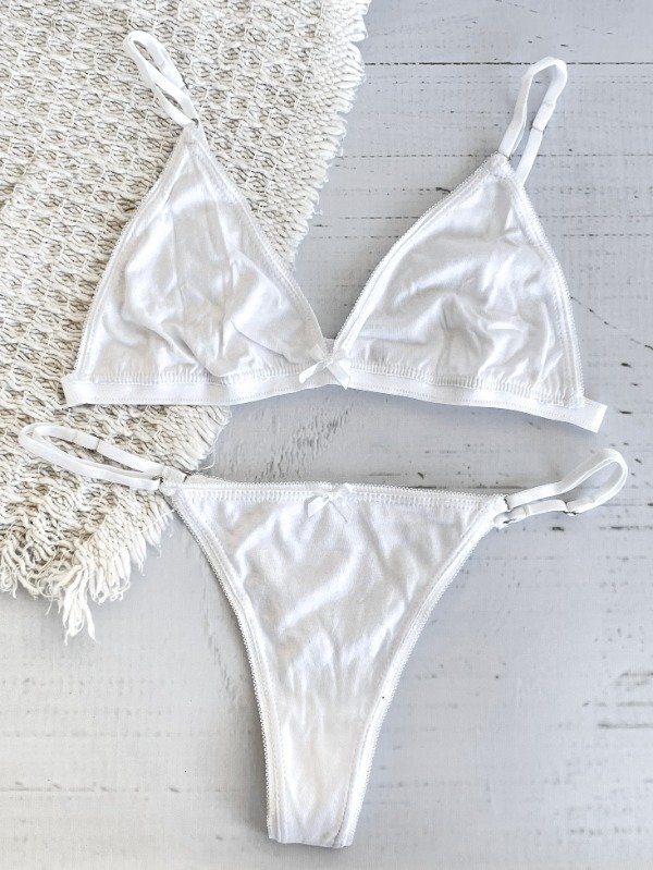 Conjunto cami blanco