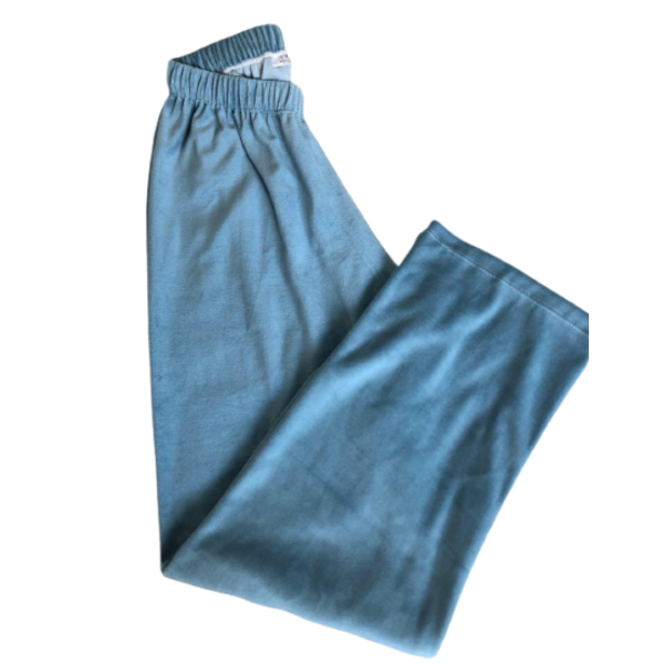 Pantalon plush celeste